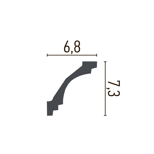 Cornice P807 (2.00 m)