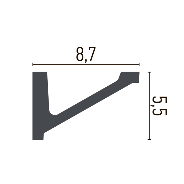 Lubinis dekoras P881 (2.00 m)