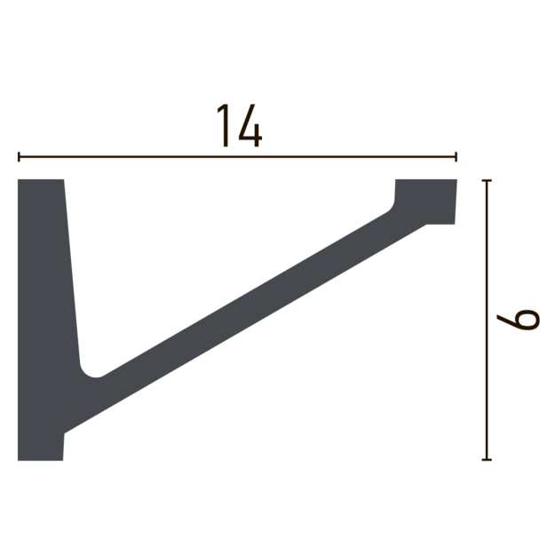 Lubinis dekoras P884 (2.00 m)