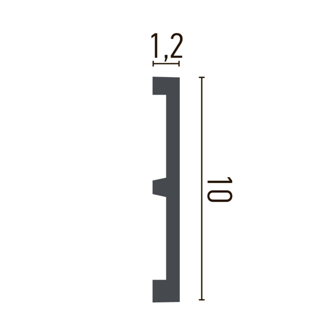 Sieninis dekoras CR956 (2.00 m)