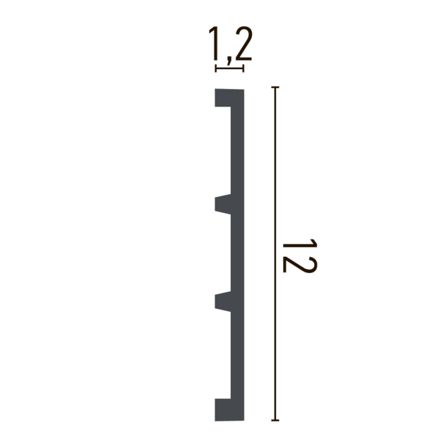 Sieninis dekoras CR957 (2.00 m)