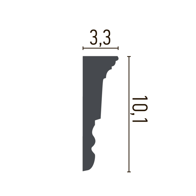 Sieninis dekoras CR950 (2.00 m)