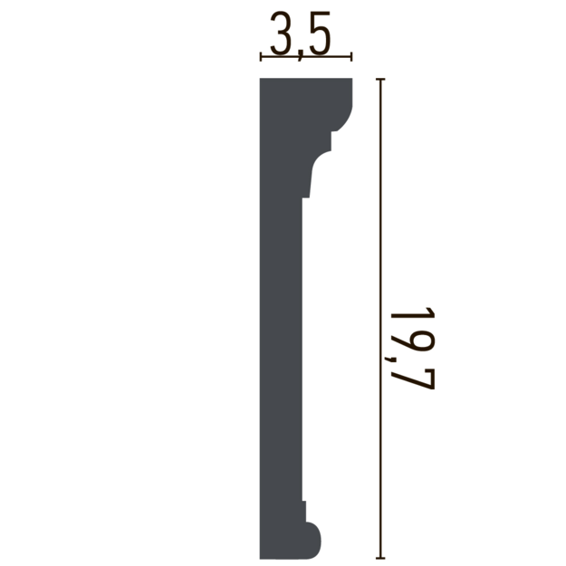 Sieninis dekoras CR960 (2.00 m)