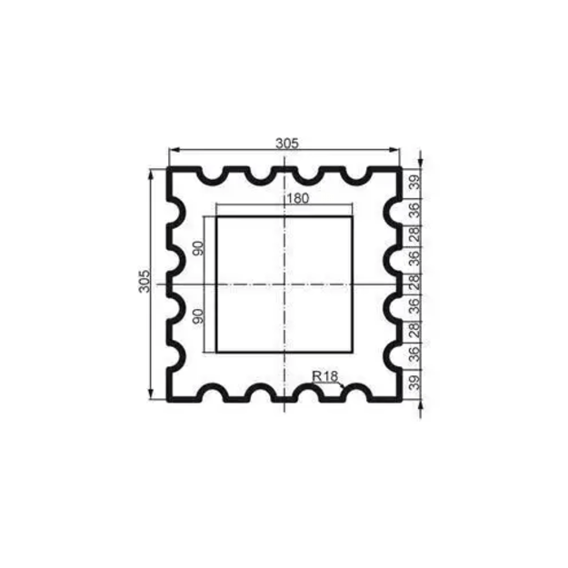 Kolona LC108-21body,fluted,Full