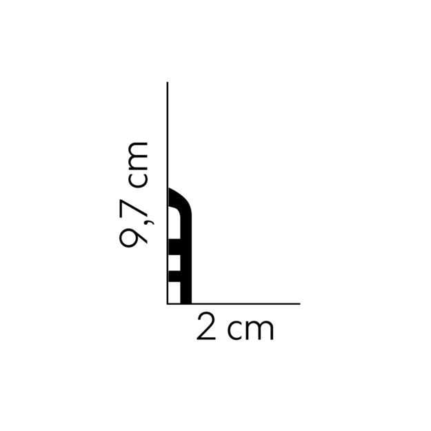 Grindjuostė MD355F (2.00 m)