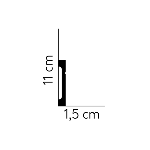 Grindjuostė MARDOM DECOR MD356 (2.00 m)