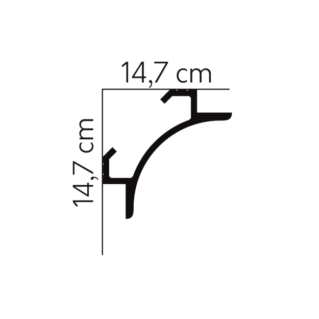 LED profilis QL001 (2.00 m)