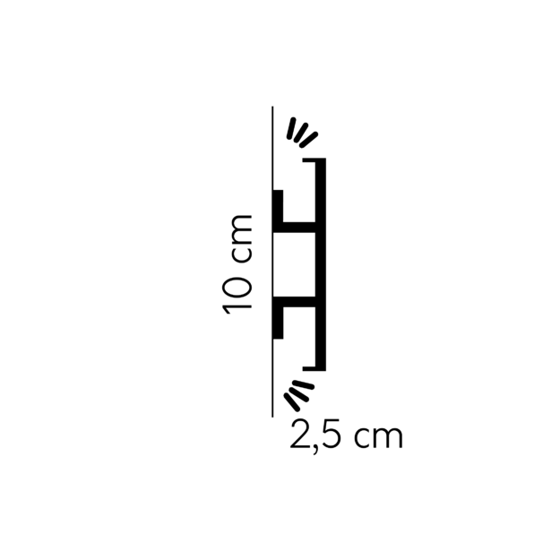 LED profilis QL017 (2.00 m)