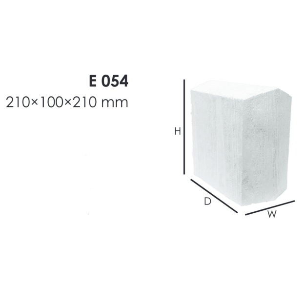 Mating element E054 classic white