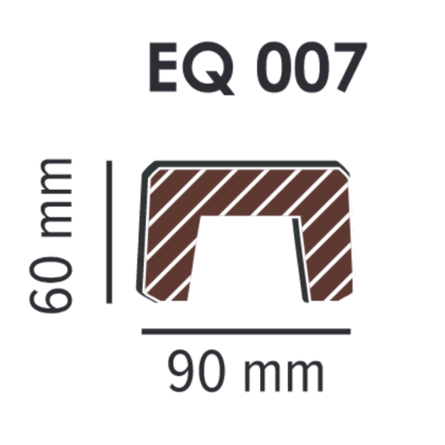 Beam Rustic EQ007 (2 m) classic light 6х9