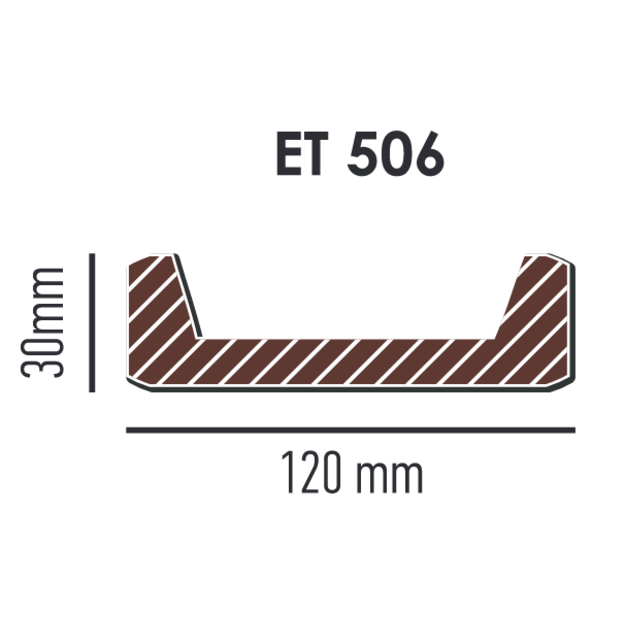 Panel Modern ET506 (3 m) classic light 12х3