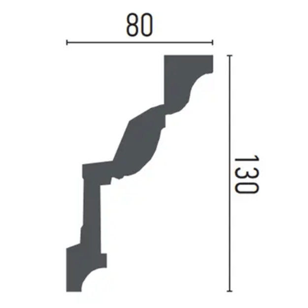 Lubinis dekoras Cornice C960 (2.00 m)