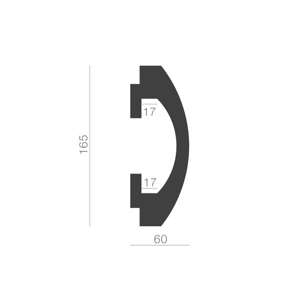 LED profilis KD112 (1.15 m)