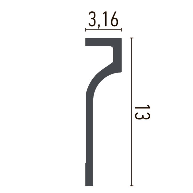 Lubinis dekoras P895 (2.00 m)