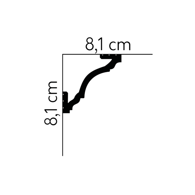 Lubinis dekoras Cornice MD213 (2.00 m)