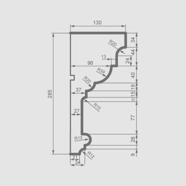 Cornice KC108 (2.00 m)