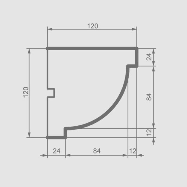 Cornice KC110 (2.00 m)