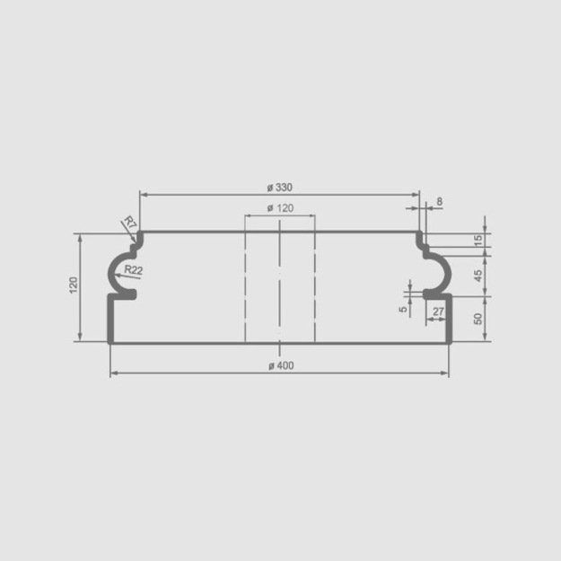 Bazė LC102-3 base Half