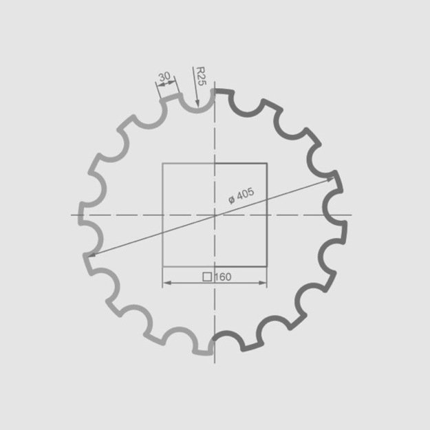 Kolona LC103-21body,fluted,Full