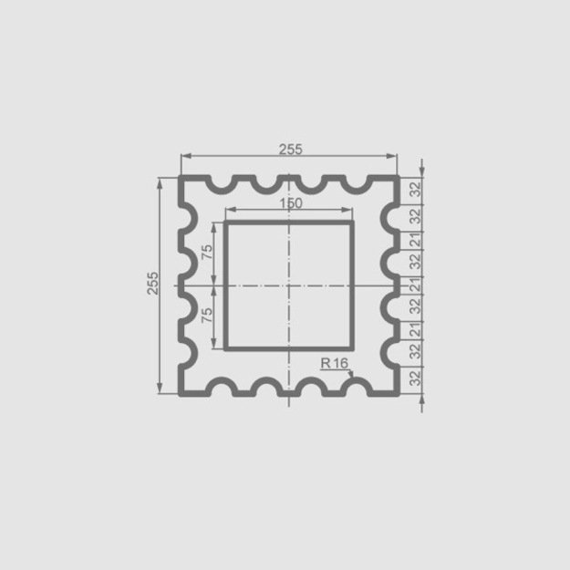 Kolona LC107-21body,fluted,Full