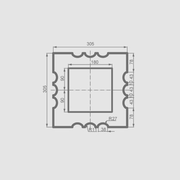 Kolona LC111-21body,fluted,Full