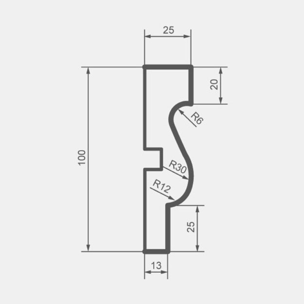 Molding MC107 (2.00 m)