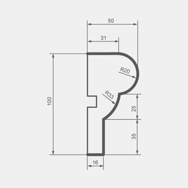 Molding MC110 (2.00 m)