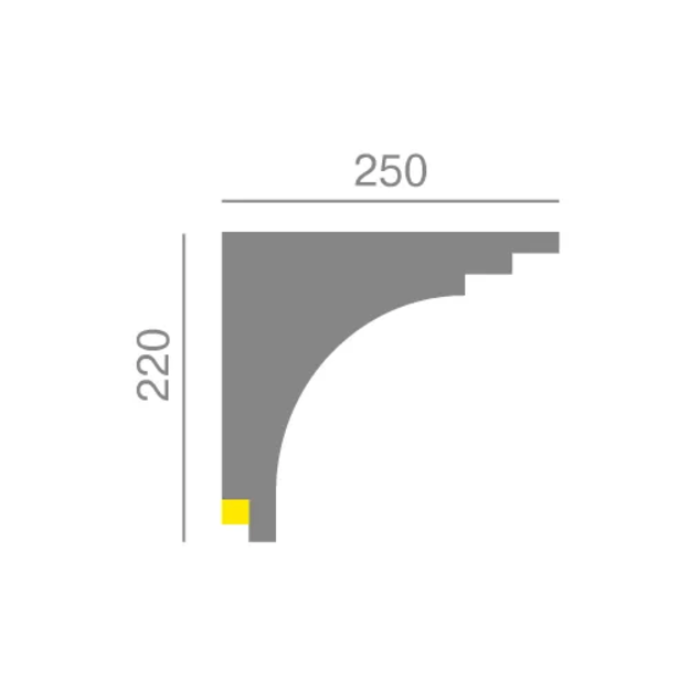 Karnizas KC305 LED (2.00 m)