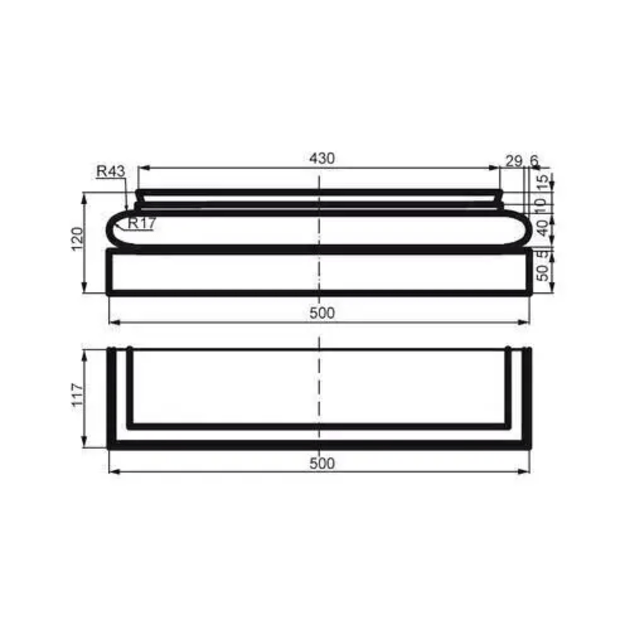 Detalė Pilaster PC106 base